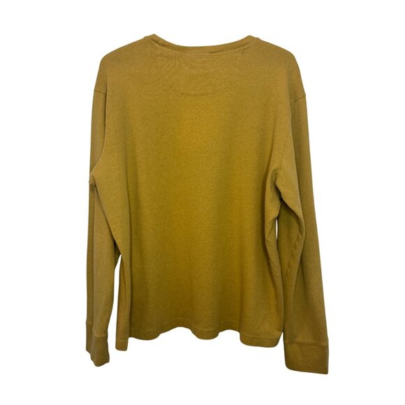 Wind River Outfitting yellow long sleeve crew neck sweater size L - Picture 6 of 7